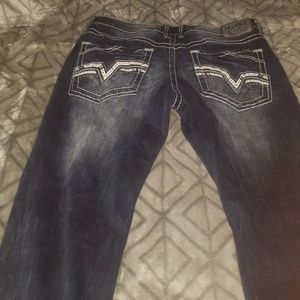 Salvage mayhem buckle jeans 36×32